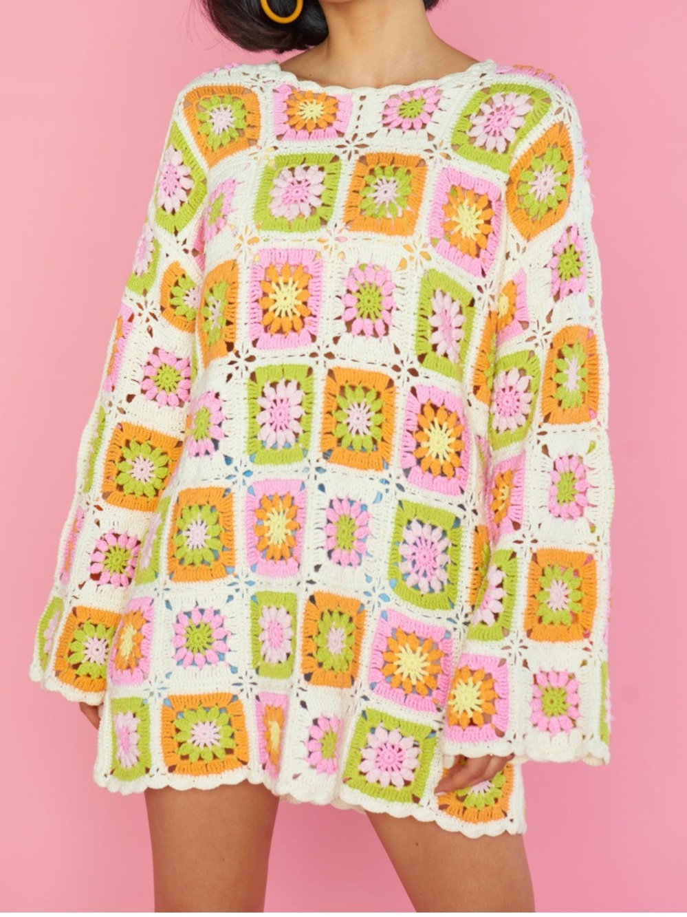 Show Me Your MuMu Cami Crochet Dress/Cover Up
